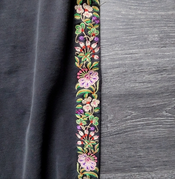 Lucky Brand knitwear embroidered trim sweatpants - Picture 6 of 9